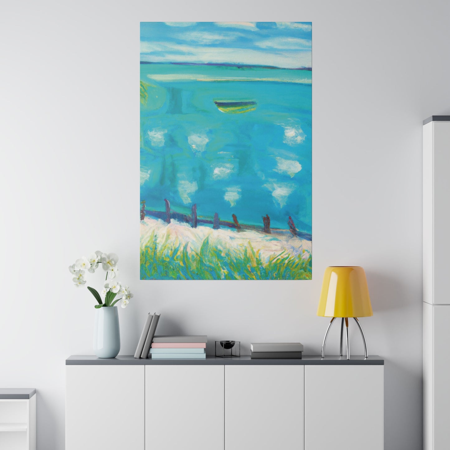 7993C - Bahamas Ocean Painting Print | Bahamas | Ocean | Beach | Poster | Home Decor | Wall Art | Canvas