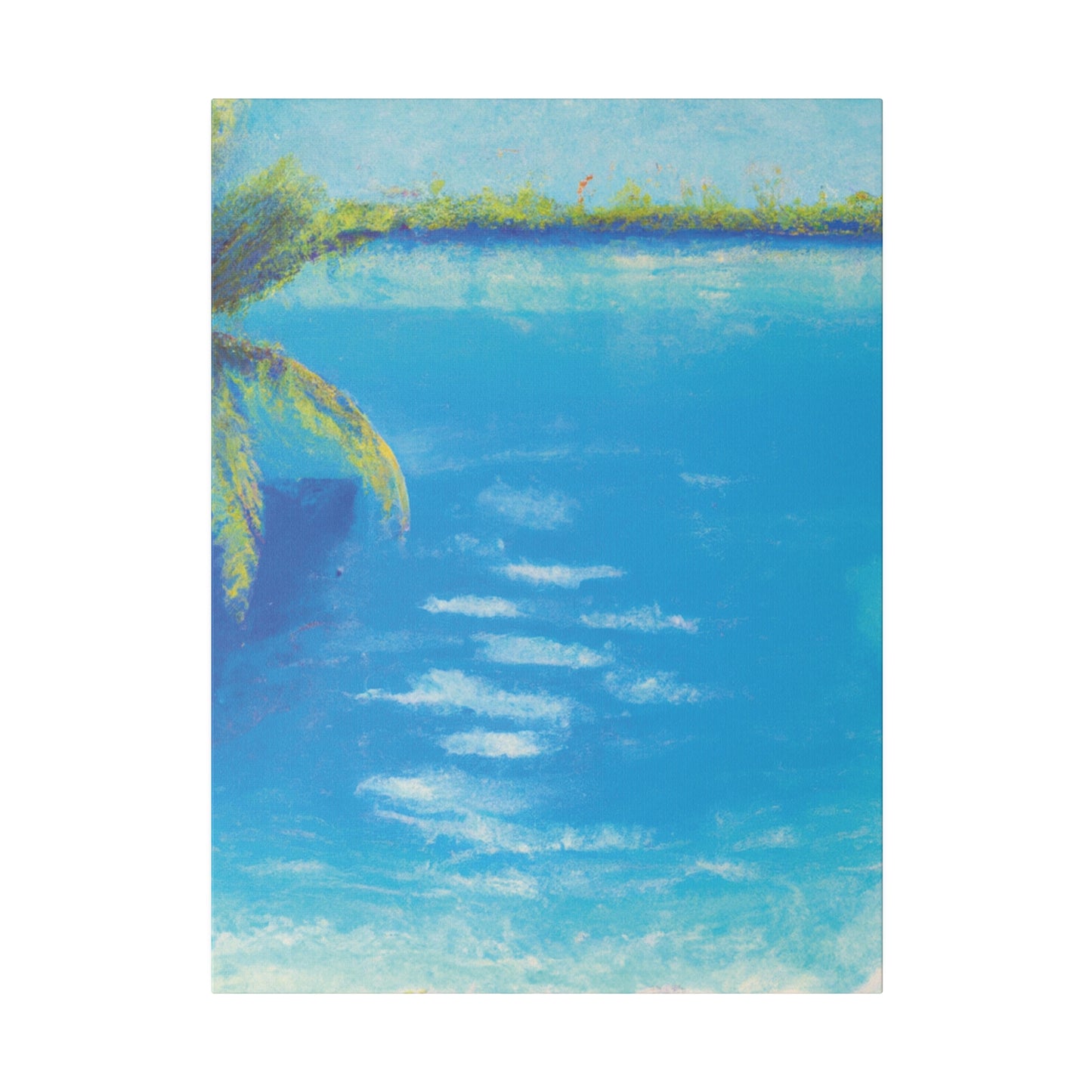 9819K - Bahamas Ocean Painting Print | Bahamas | Ocean | Beach | Poster | Home Decor | Wall Art | Canvas