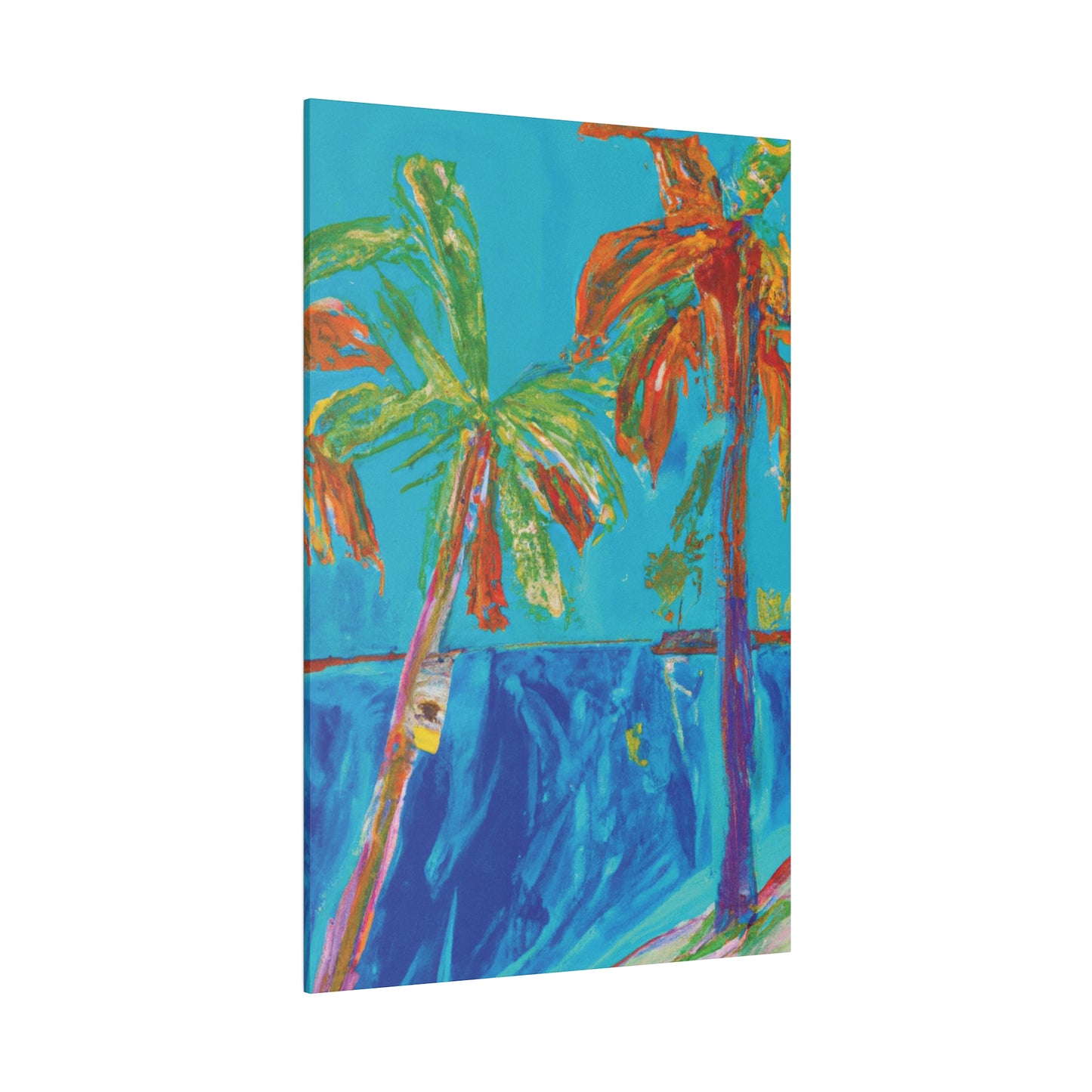 7834J - Bahamas Ocean Painting Print | Bahamas | Ocean | Beach | Poster | Home Decor | Wall Art | Canvas