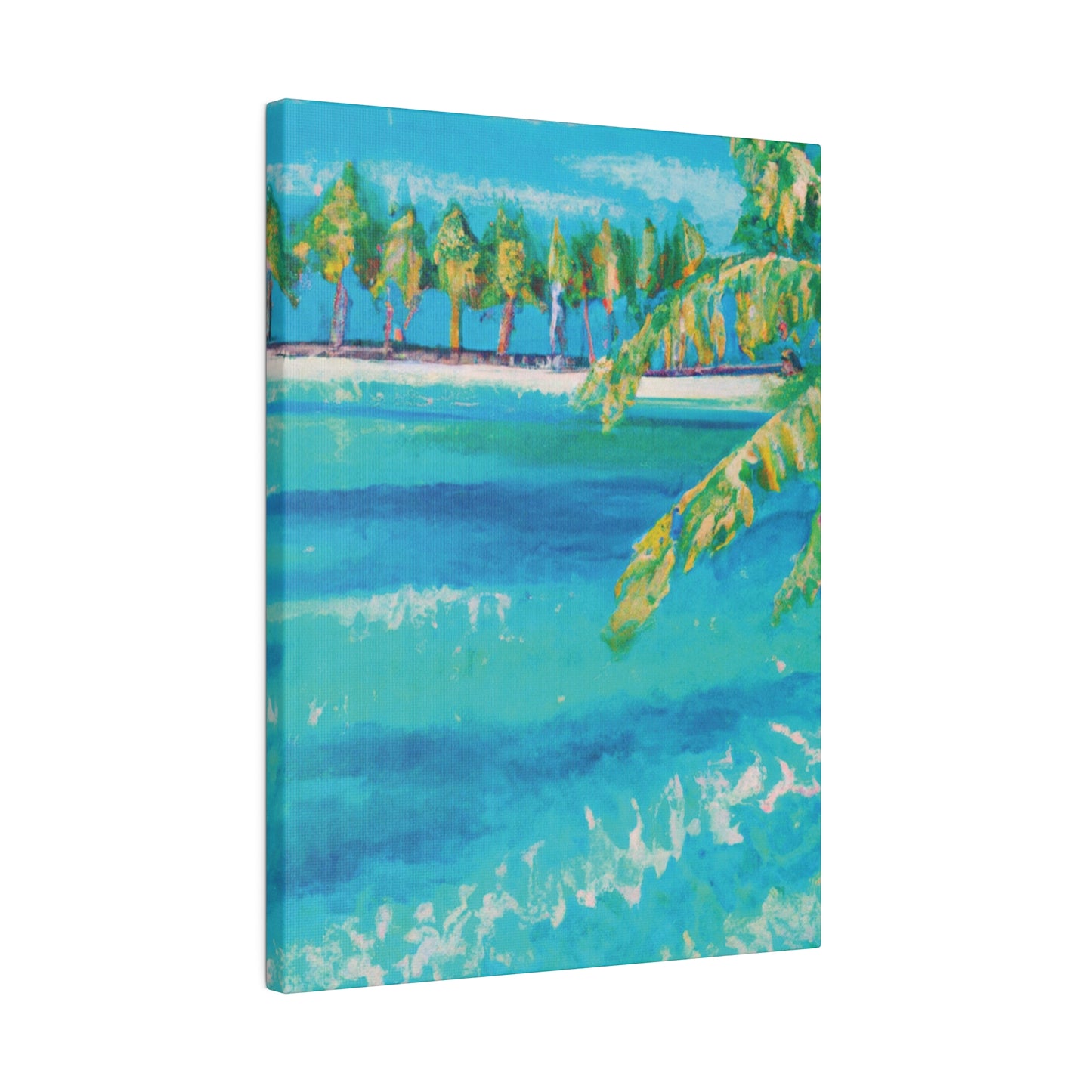 6000X - Bahamas Ocean Painting Print | Bahamas | Ocean | Beach | Poster | Home Decor | Wall Art | Canvas