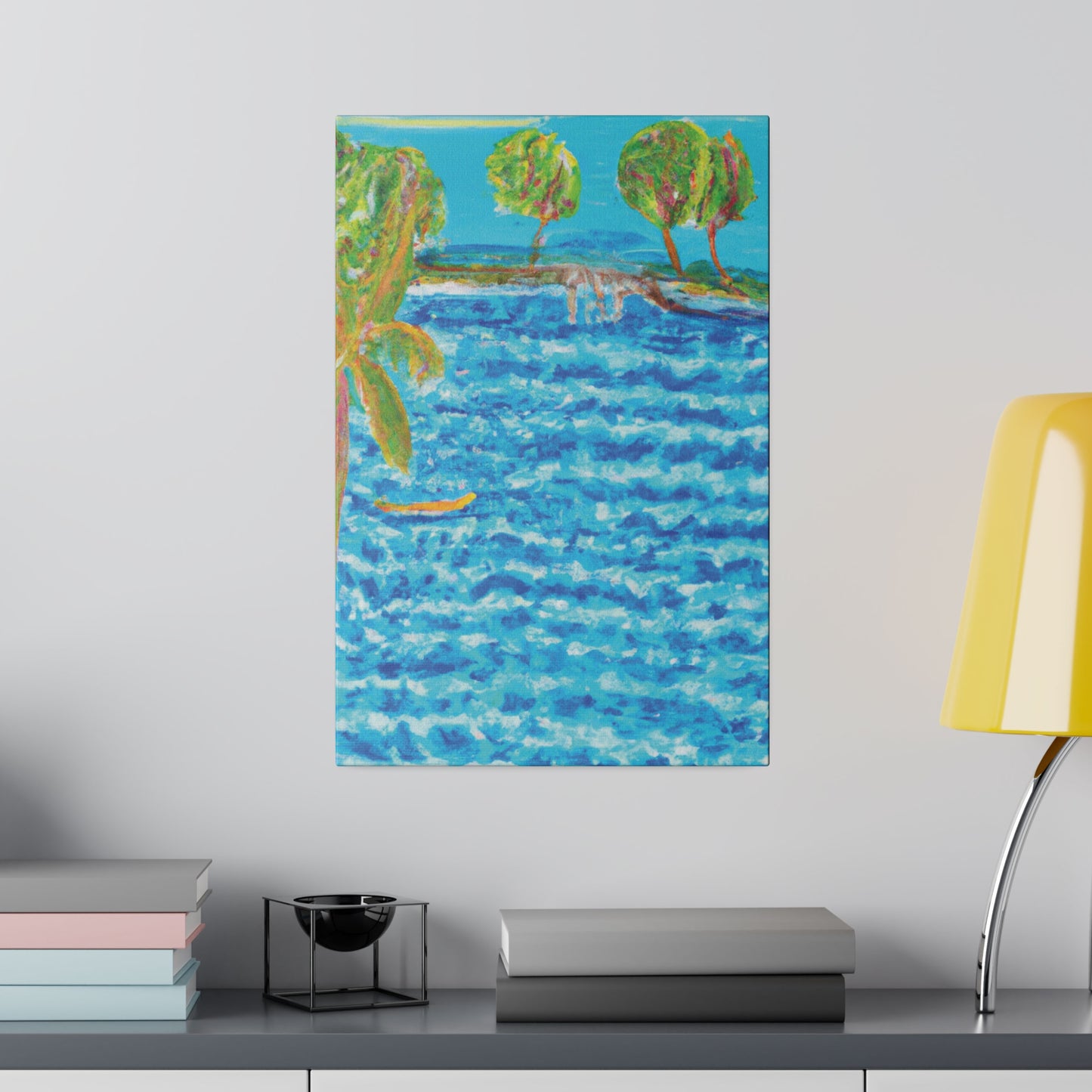 3687E - Bahamas Ocean Painting Print | Bahamas | Ocean | Beach | Poster | Home Decor | Wall Art | Canvas