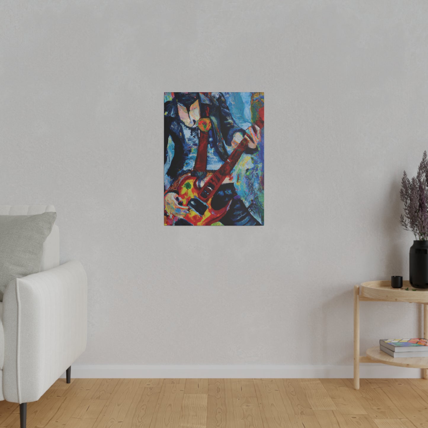 7105A - Rockstar Oil Painting Style Print | Poster | Home Decor | Wall Art | Music Art | Canvas