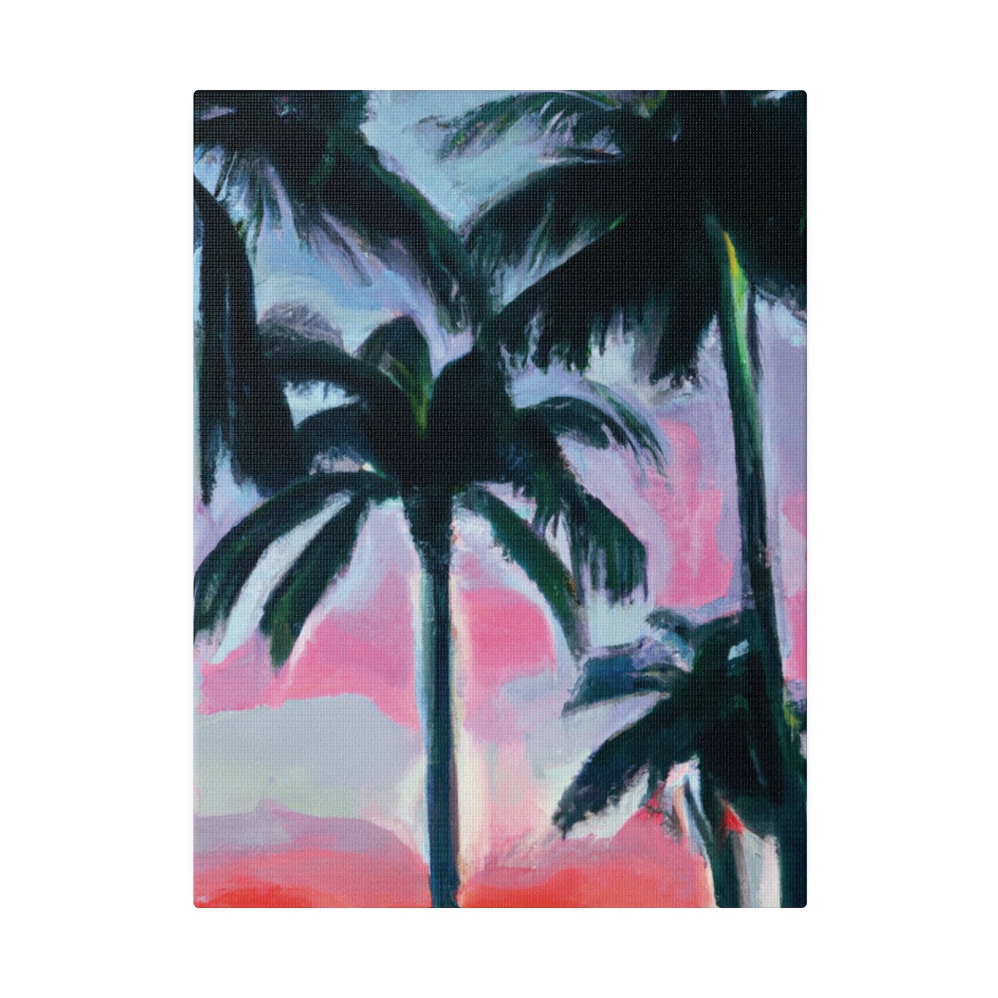 7629F - Miami Beach Sunset Painting Print | Miami | Beach | Sunset | Poster | Home Decor | Wall Art | Canvas