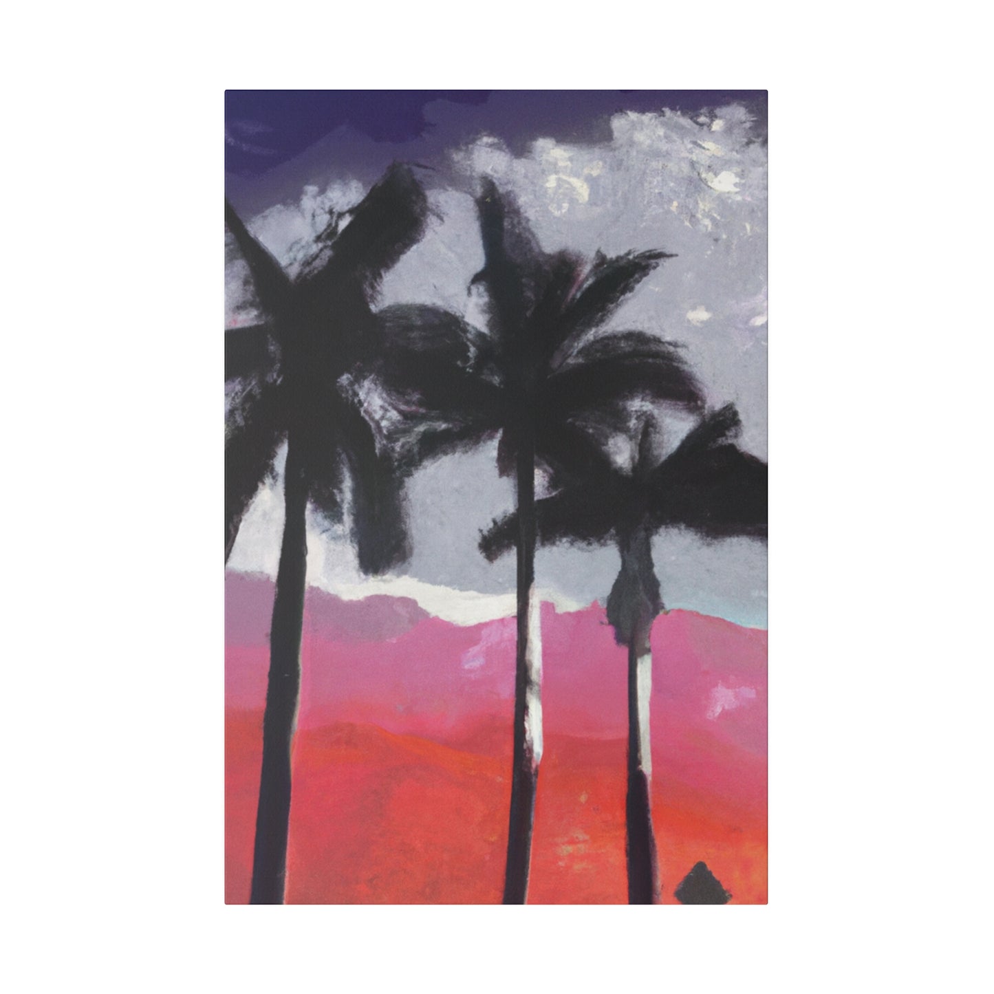 4367X - Miami Beach Sunset Painting Print | Miami | Beach | Sunset | Poster | Home Decor | Wall Art | Canvas