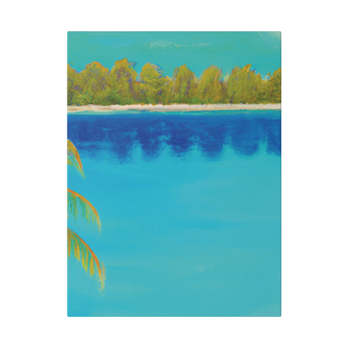 9134K - Bahamas Ocean Painting Print | Bahamas | Ocean | Beach | Poster | Home Decor | Wall Art | Canvas