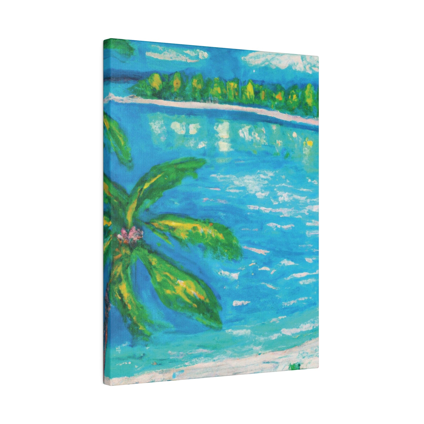 8776T - Bahamas Ocean Painting Print | Bahamas | Ocean | Beach | Poster | Home Decor | Wall Art | Canvas