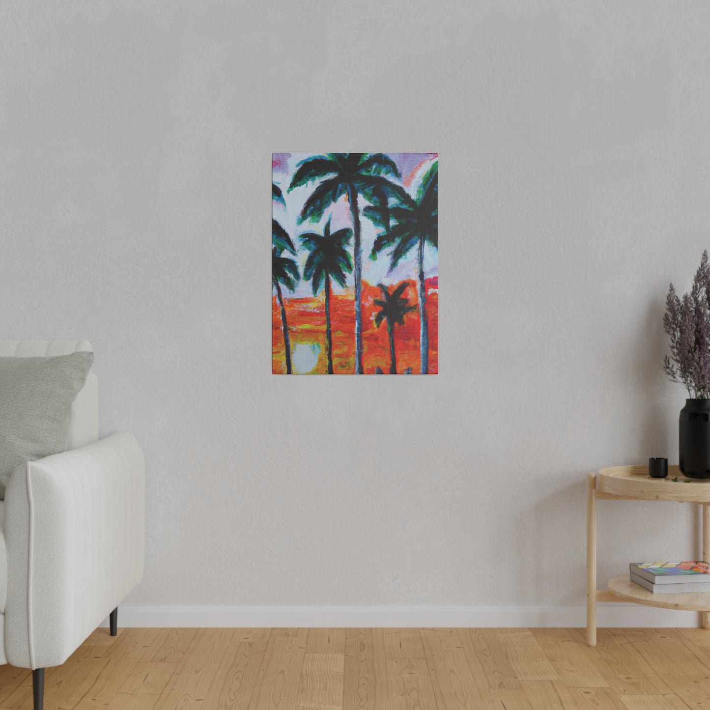 5398G - Miami Beach Sunset Painting Print | Miami | Beach | Sunset | Poster | Home Decor | Wall Art | Canvas