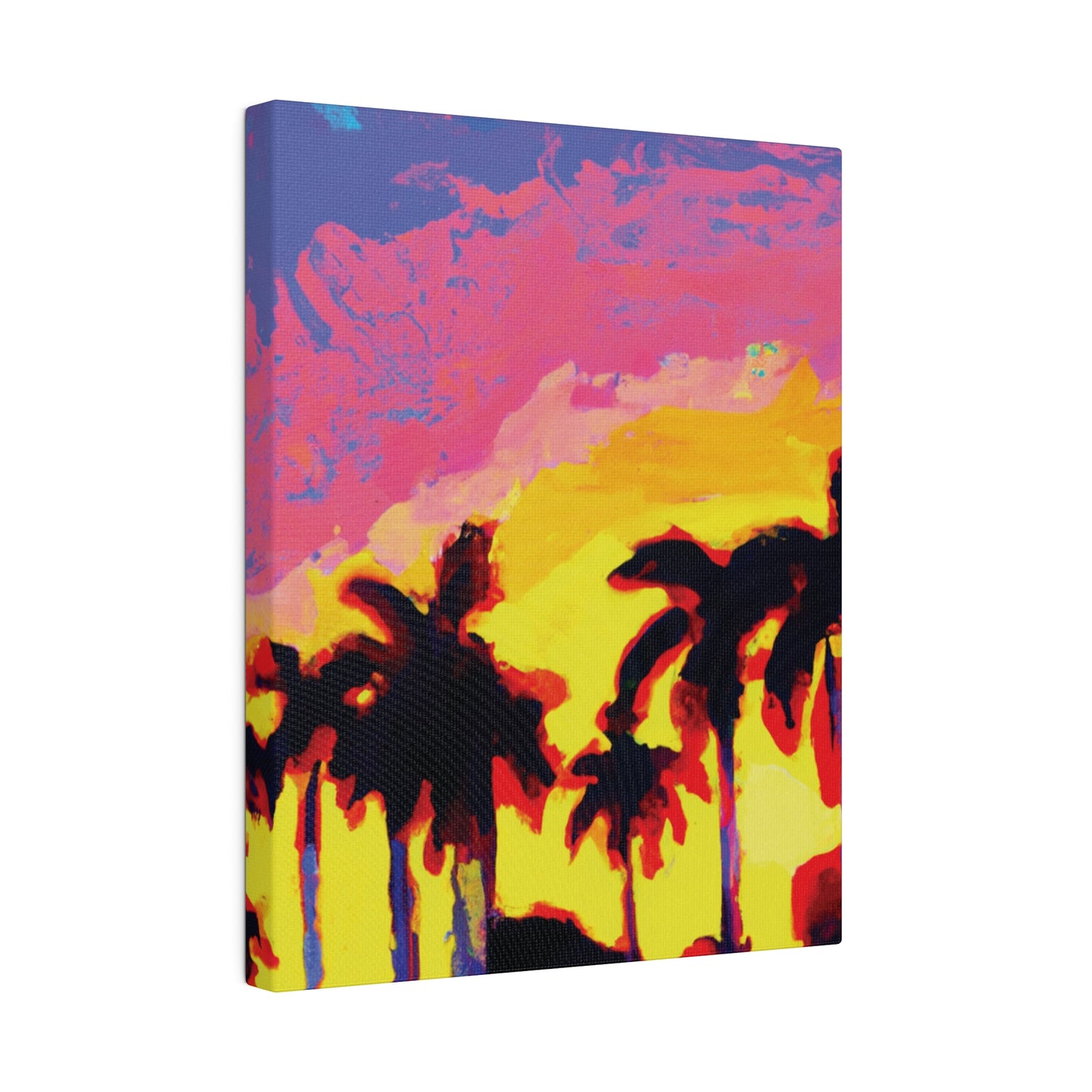 9284G - Miami Beach Sunset Painting Print | Miami | Beach | Sunset | Poster | Home Decor | Wall Art | Canvas