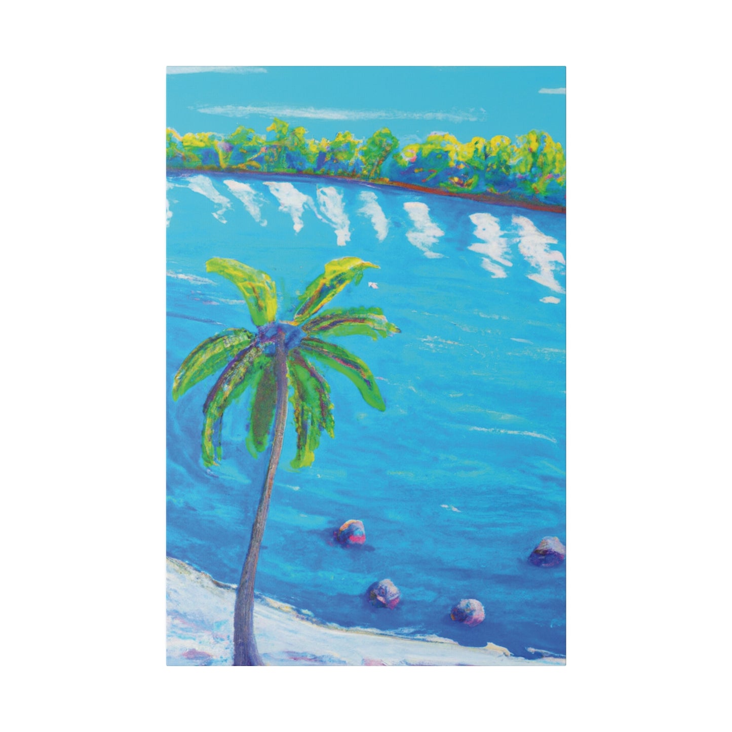 3952F - Bahamas Ocean Painting Print | Bahamas | Ocean | Beach | Poster | Home Decor | Wall Art | Canvas