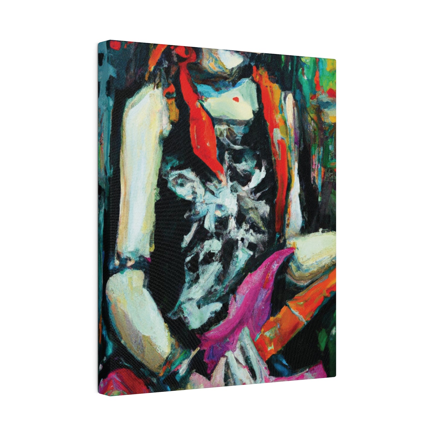 7134X - Rockstar Oil Painting Style Print | Poster | Home Decor | Wall Art | Music Art | Canvas