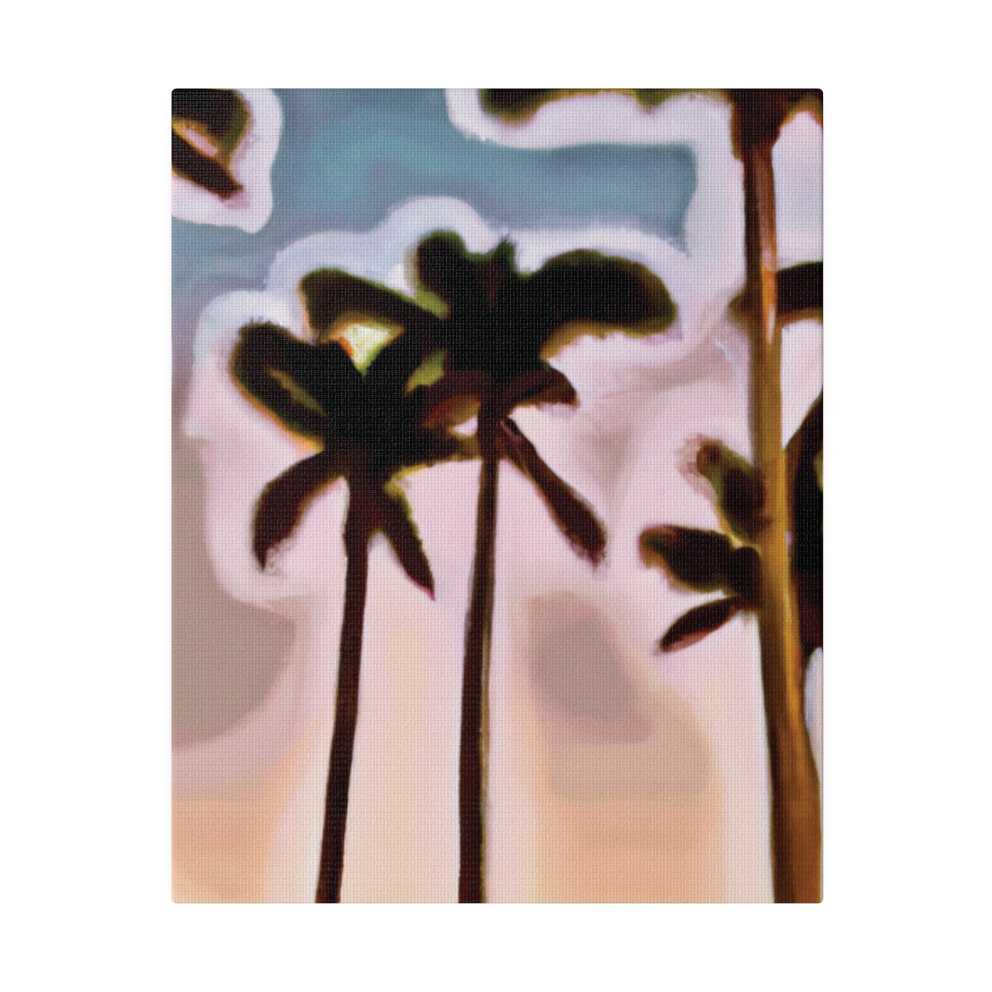 4828Q - Miami Beach Sunset Painting Print | Miami | Beach | Sunset | Poster | Home Decor | Wall Art | Canvas