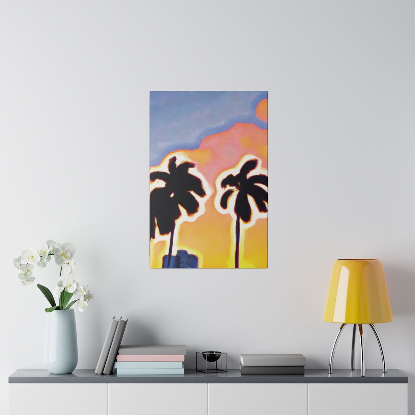 2766U - Miami Beach Sunset Painting Print | Miami | Beach | Sunset | Poster | Home Decor | Wall Art | Canvas