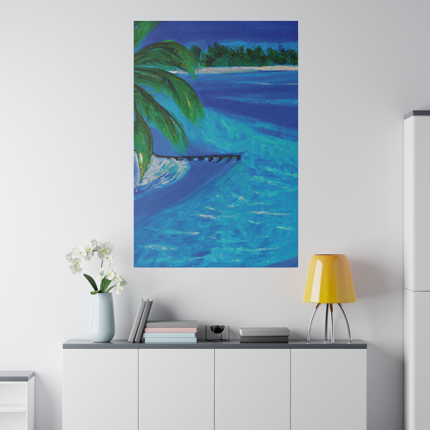 3145T - Bahamas Ocean Painting Print | Bahamas | Ocean | Beach | Poster | Home Decor | Wall Art | Canvas