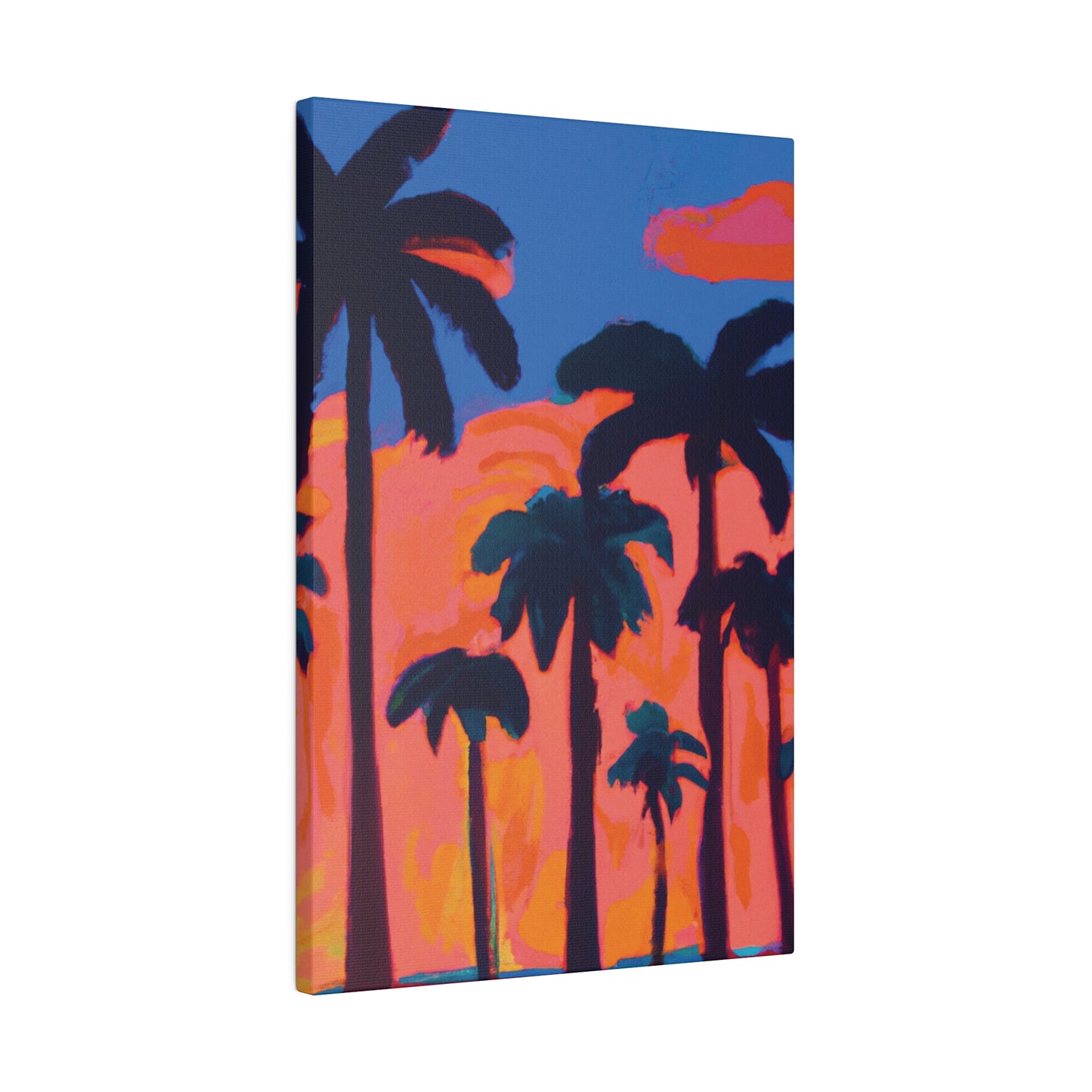 3239C - Miami Beach Sunset Painting Print | Miami | Beach | Sunset | Poster | Home Decor | Wall Art | Canvas