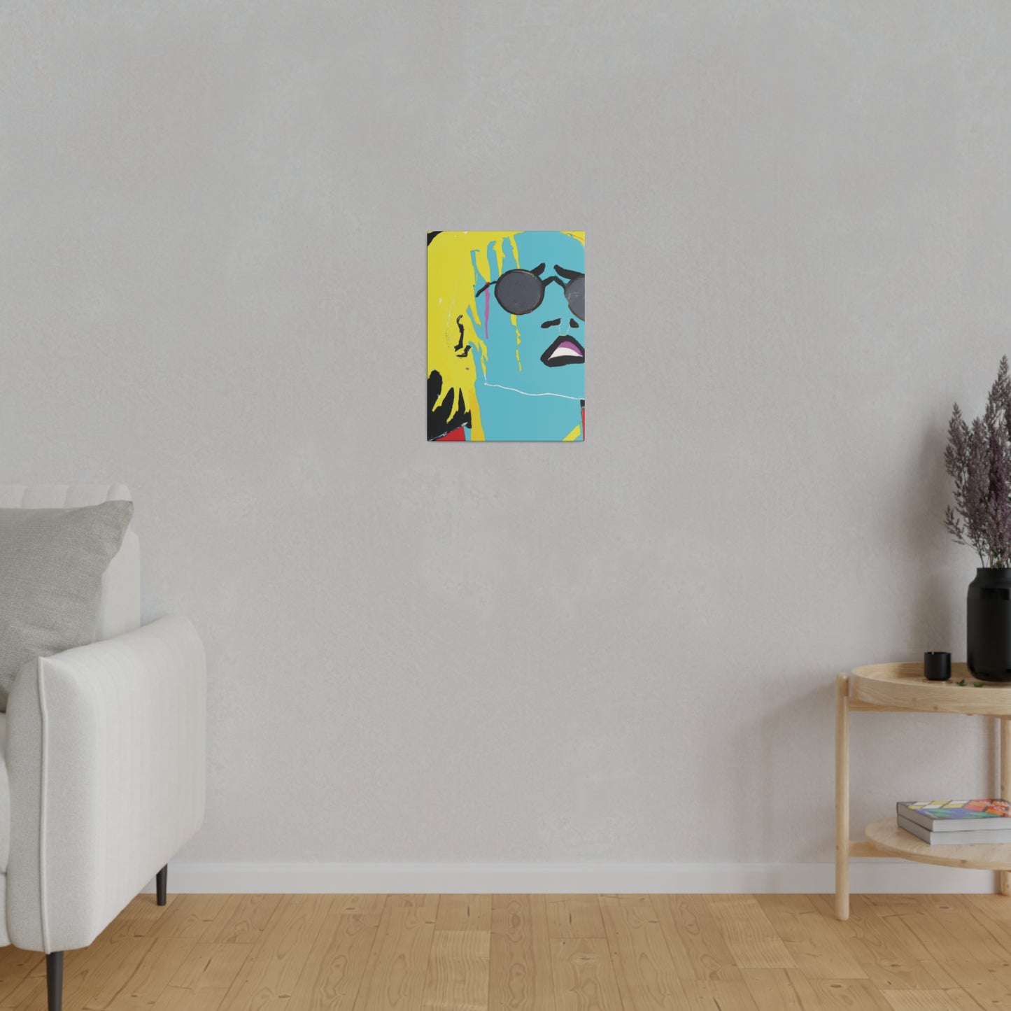 3863S - Rockstar Painting Print | Face | Abstract | Poster | Home Decor | Wall Art | Music Art | Canvas