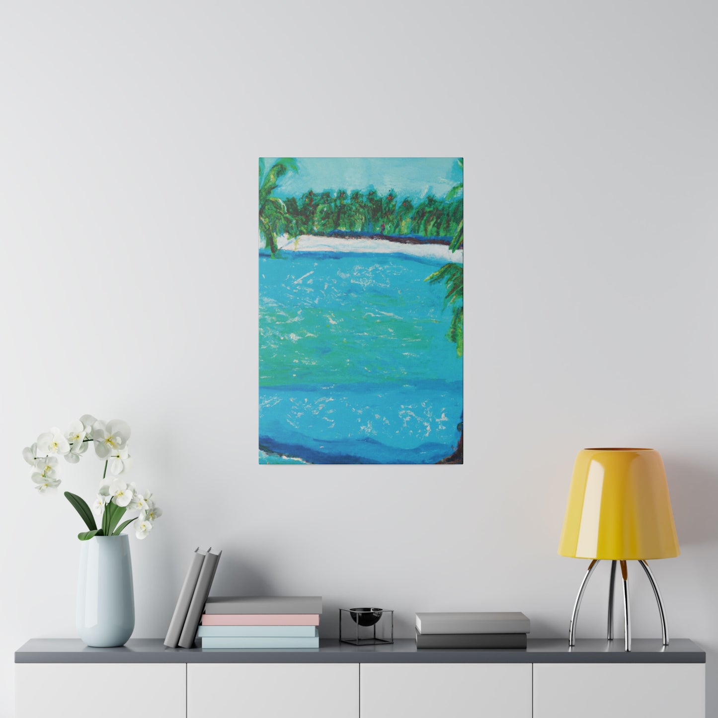 3234T - Bahamas Ocean Painting Print | Bahamas | Ocean | Beach | Poster | Home Decor | Wall Art | Canvas