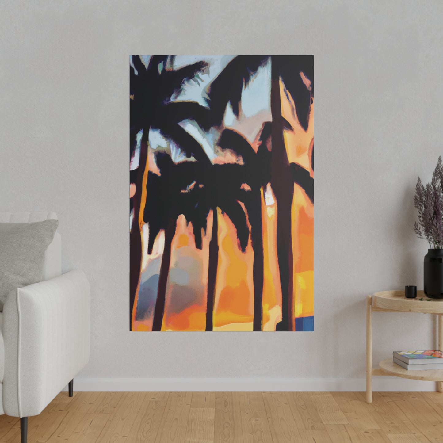 5642H - Miami Beach Sunset Painting Print | Miami | Beach | Sunset | Poster | Home Decor | Wall Art | Canvas