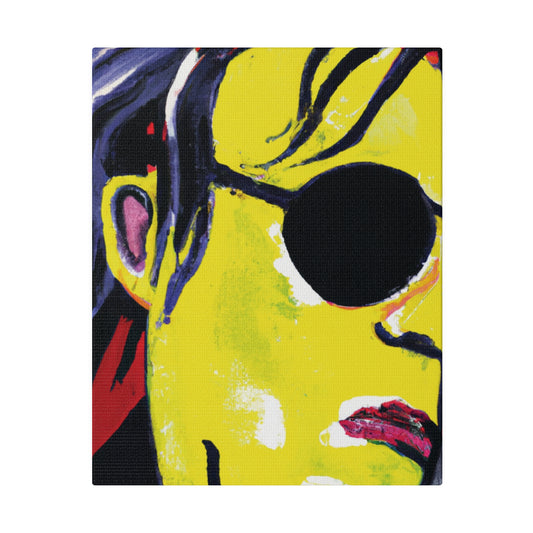 6607V - Rockstar Painting Print | Face | Abstract | Poster | Home Decor | Wall Art | Music Art | Canvas