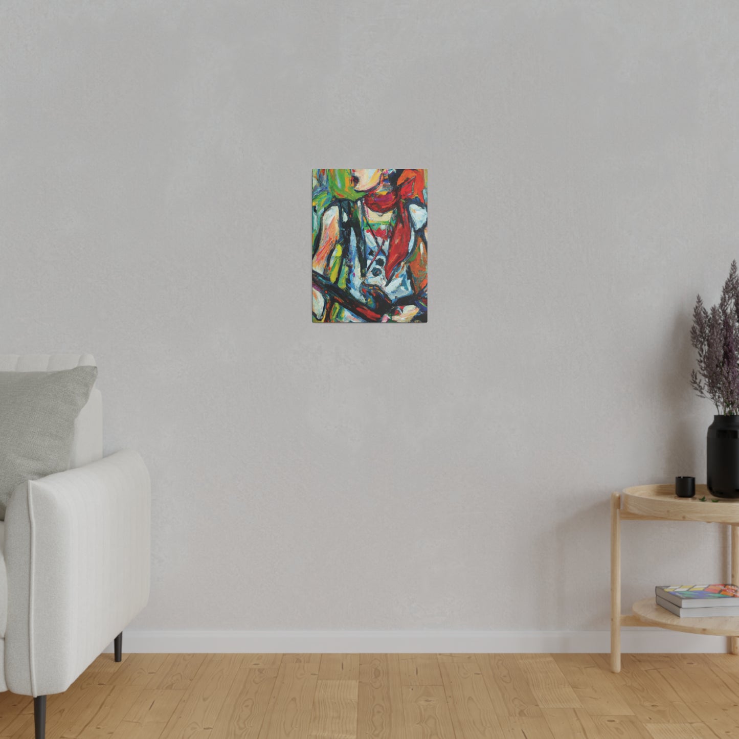 3713A - Rockstar Oil Painting Style Print | Poster | Home Decor | Wall Art | Music Art | Canvas