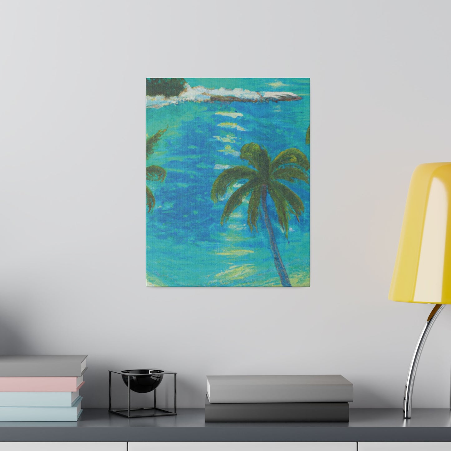 4512F - Bahamas Ocean Painting Print | Bahamas | Ocean | Beach | Poster | Home Decor | Wall Art | Canvas