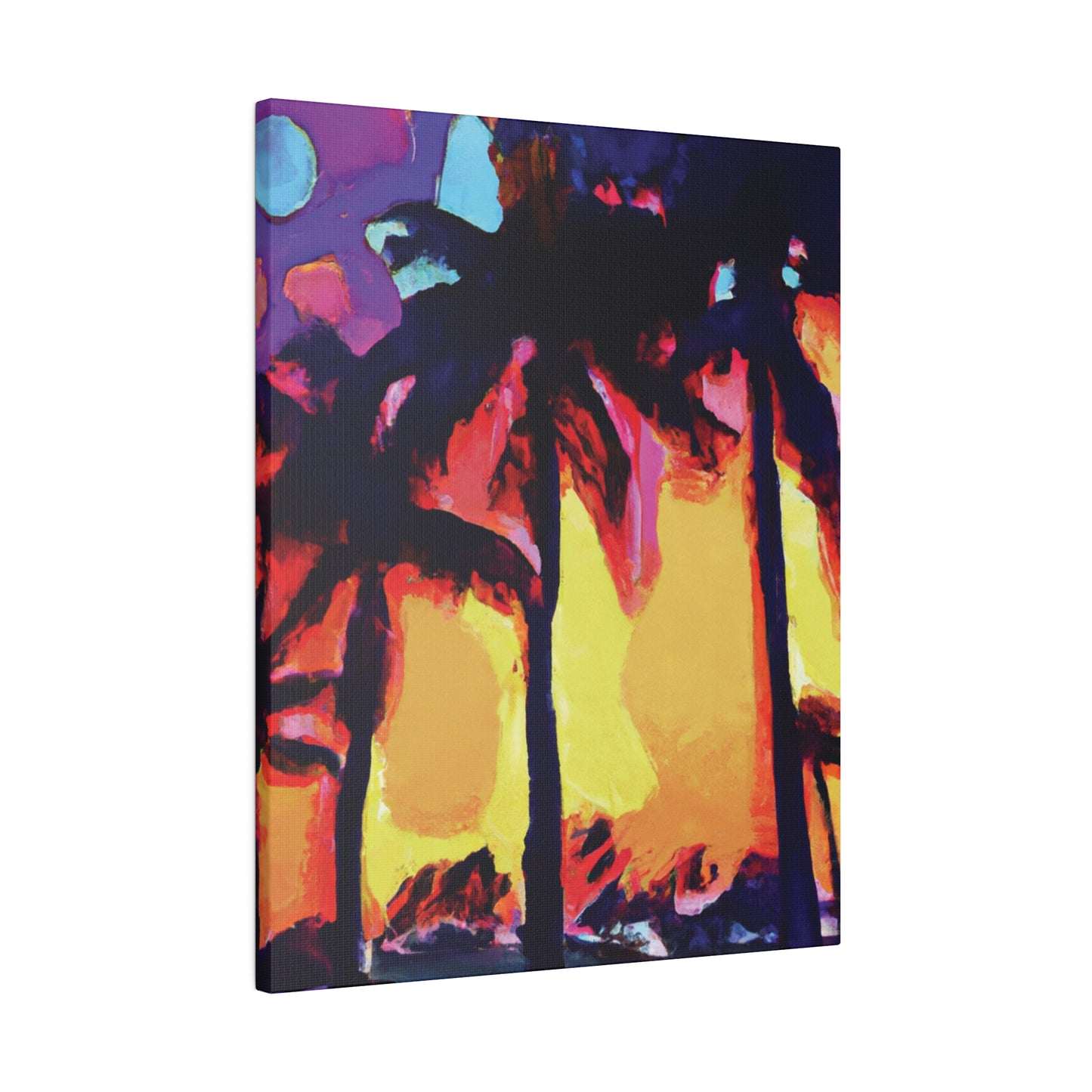 7278A - Miami Beach Sunset Painting Print | Miami | Beach | Sunset | Poster | Home Decor | Wall Art | Canvas