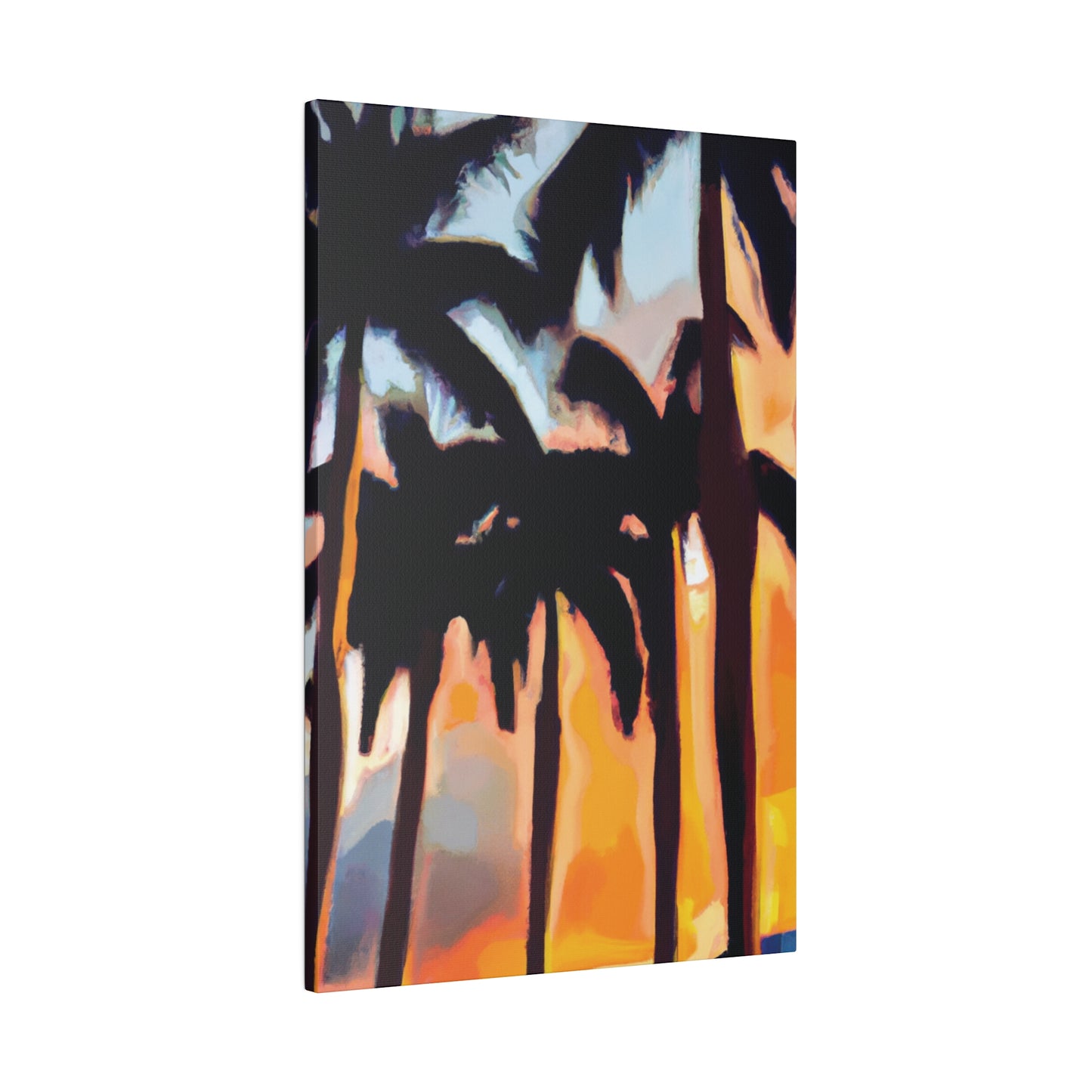 5642H - Miami Beach Sunset Painting Print | Miami | Beach | Sunset | Poster | Home Decor | Wall Art | Canvas