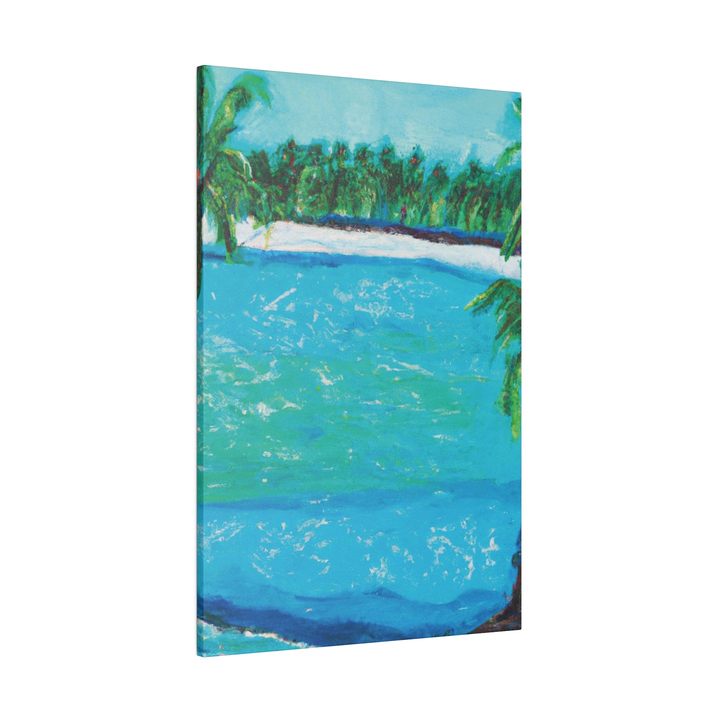 3234T - Bahamas Ocean Painting Print | Bahamas | Ocean | Beach | Poster | Home Decor | Wall Art | Canvas