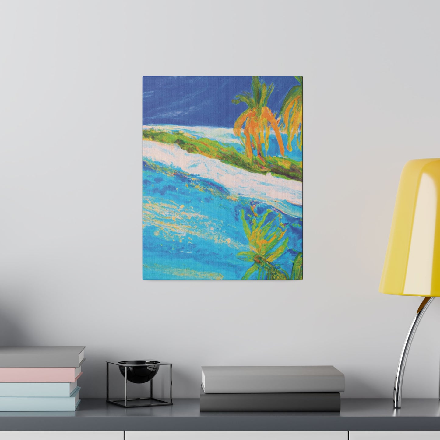 7697G - Bahamas Ocean Painting Print | Bahamas | Ocean | Beach | Poster | Home Decor | Wall Art | Canvas