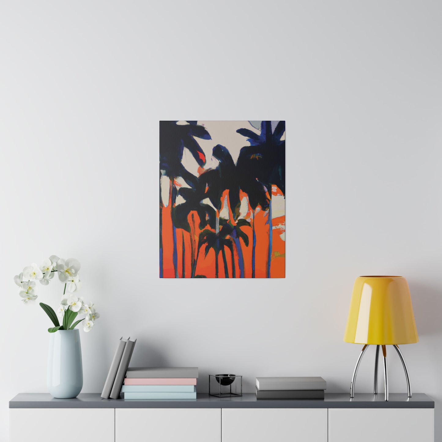 7345M - Miami Beach Sunset Painting Print | Miami | Beach | Sunset | Poster | Home Decor | Wall Art | Canvas