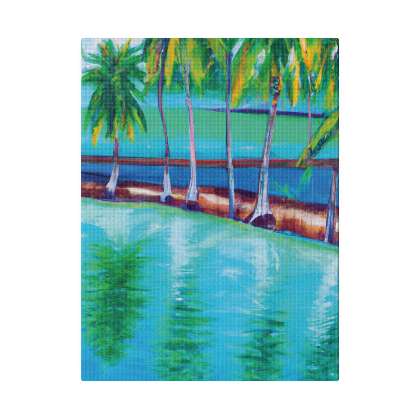 9214C - Bahamas Ocean Painting Print | Bahamas | Ocean | Beach | Poster | Home Decor | Wall Art | Canvas