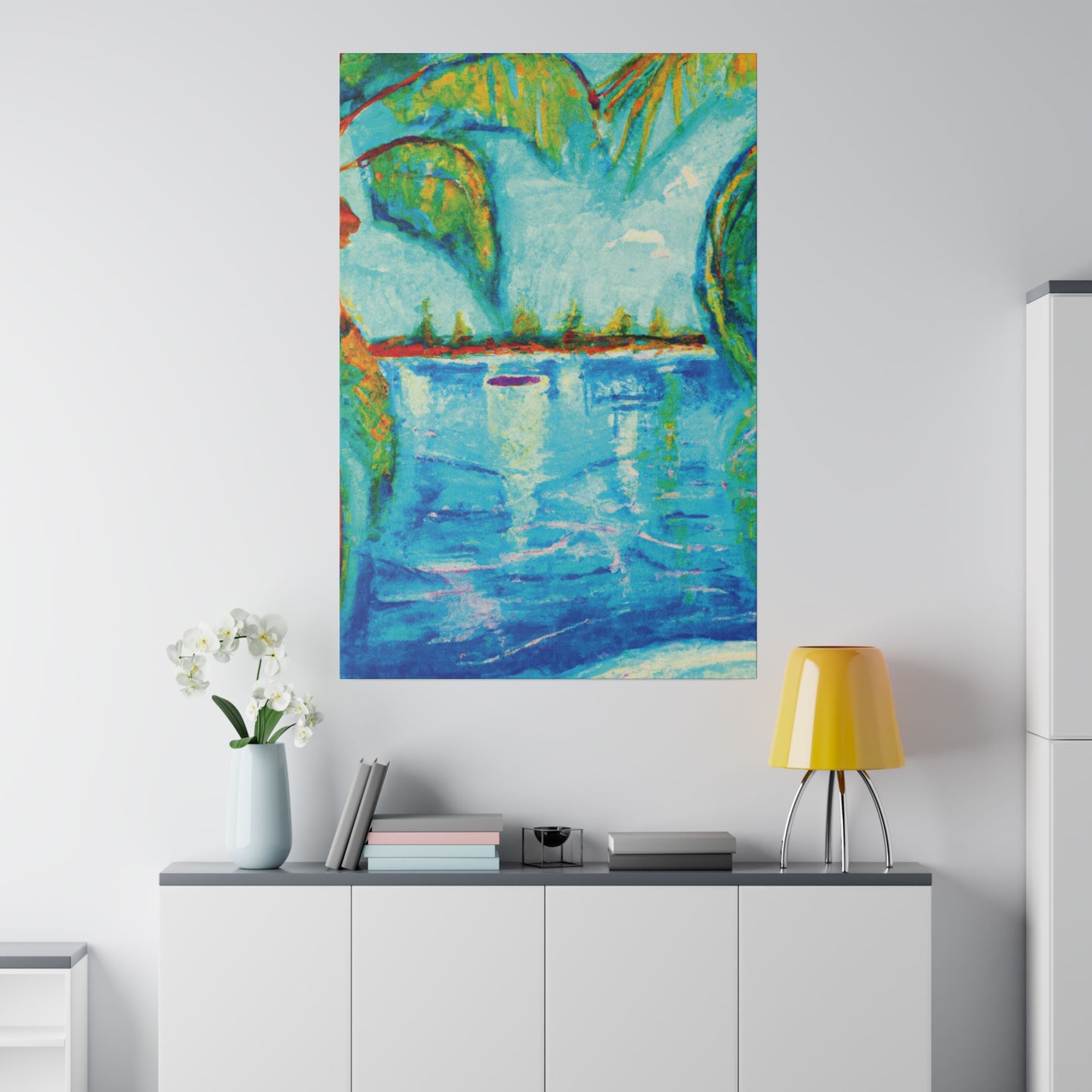 2064E - Bahamas Ocean Painting Print | Bahamas | Ocean | Beach | Poster | Home Decor | Wall Art | Canvas