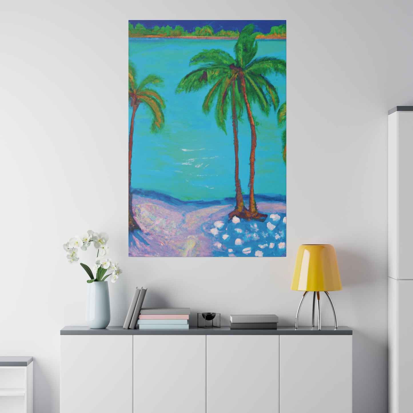 5029K - Bahamas Ocean Painting Print | Bahamas | Ocean | Beach | Poster | Home Decor | Wall Art | Canvas