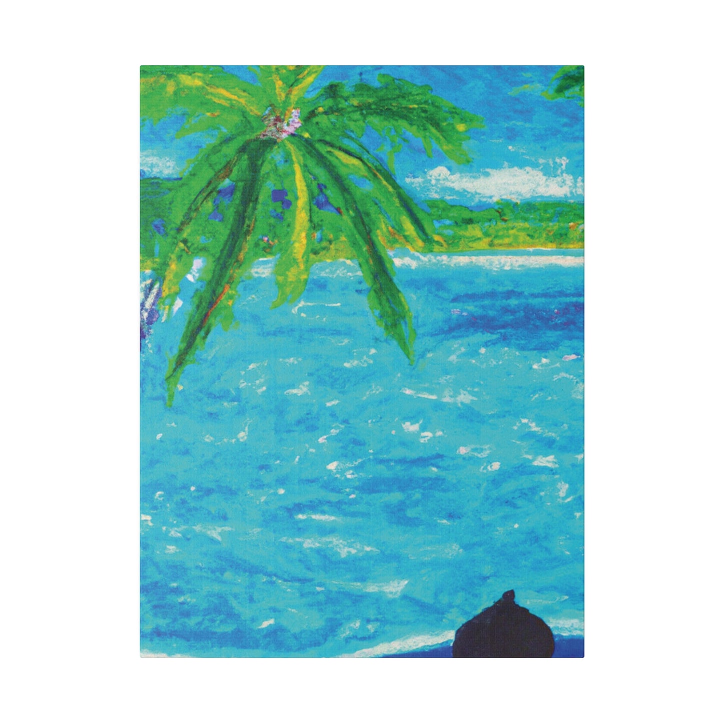 7355H - Bahamas Ocean Painting Print | Bahamas | Ocean | Beach | Poster | Home Decor | Wall Art | Canvas