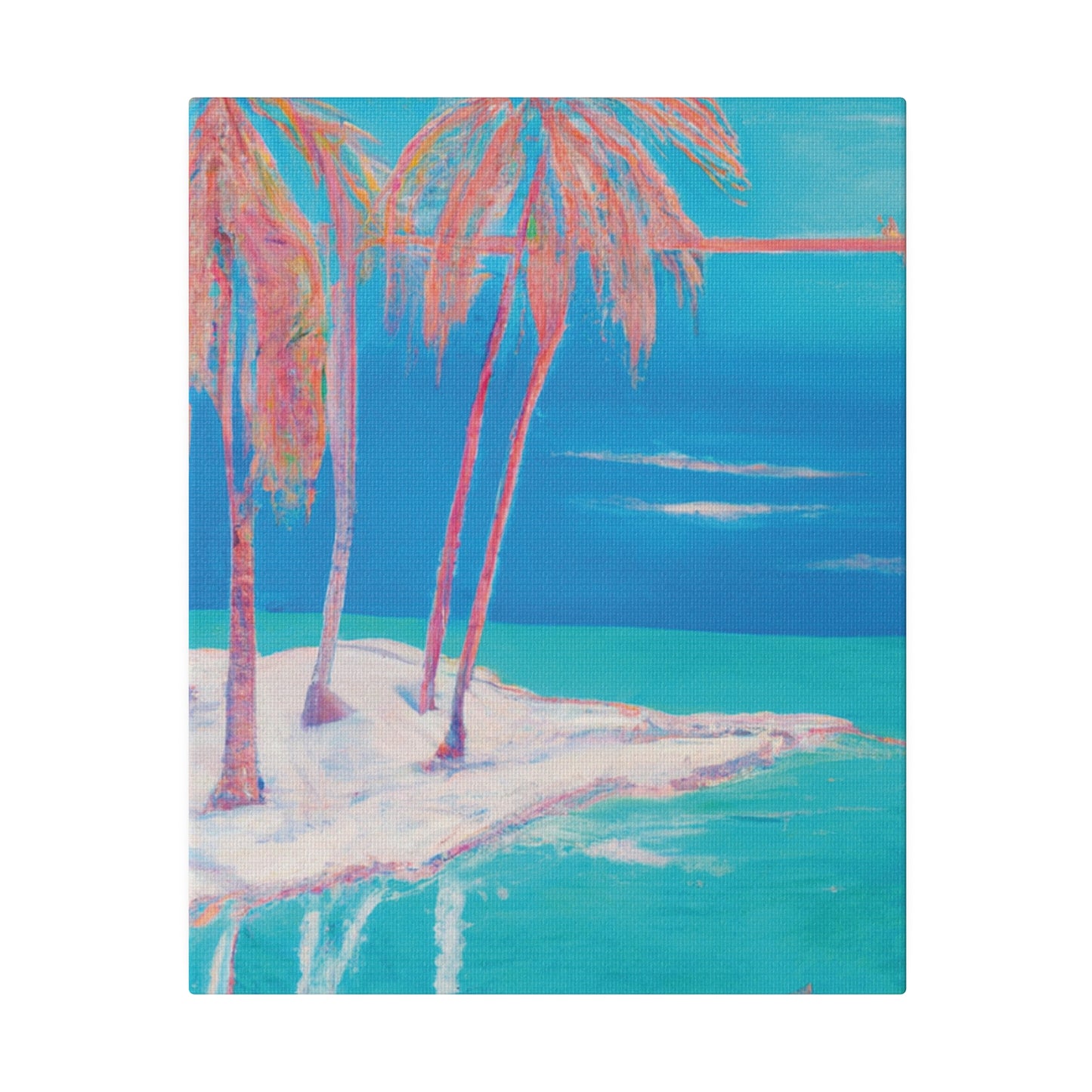 3162K - Bahamas Ocean Painting Print | Bahamas | Ocean | Beach | Poster | Home Decor | Wall Art | Canvas