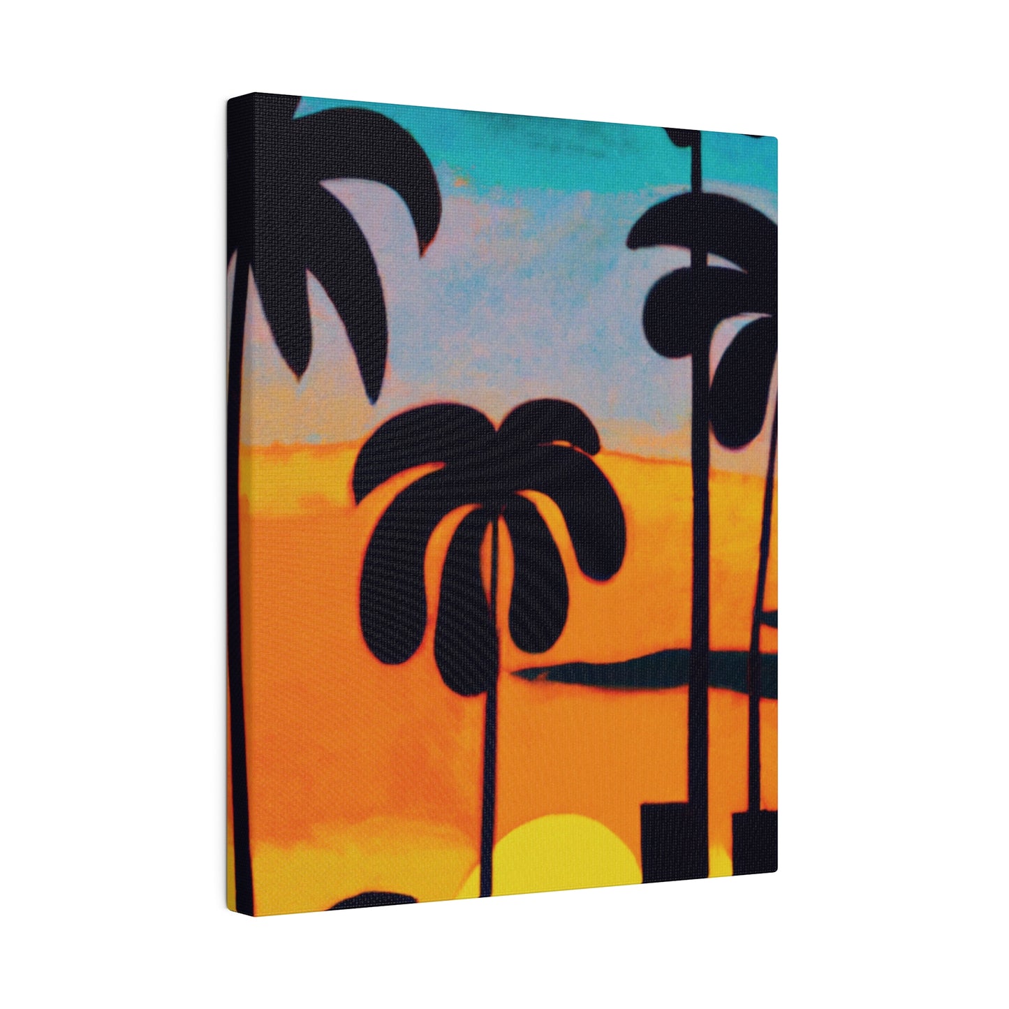 6878U - Miami Beach Sunset Painting Print | Miami | Beach | Sunset | Poster | Home Decor | Wall Art | Canvas