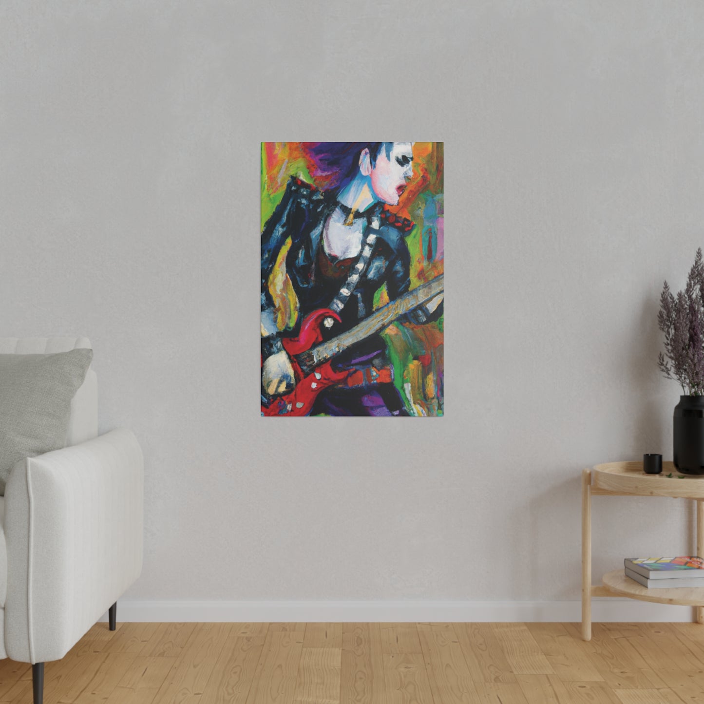 3315A - Rockstar Oil Painting Style Print | Poster | Home Decor | Wall Art | Music Art | Canvas