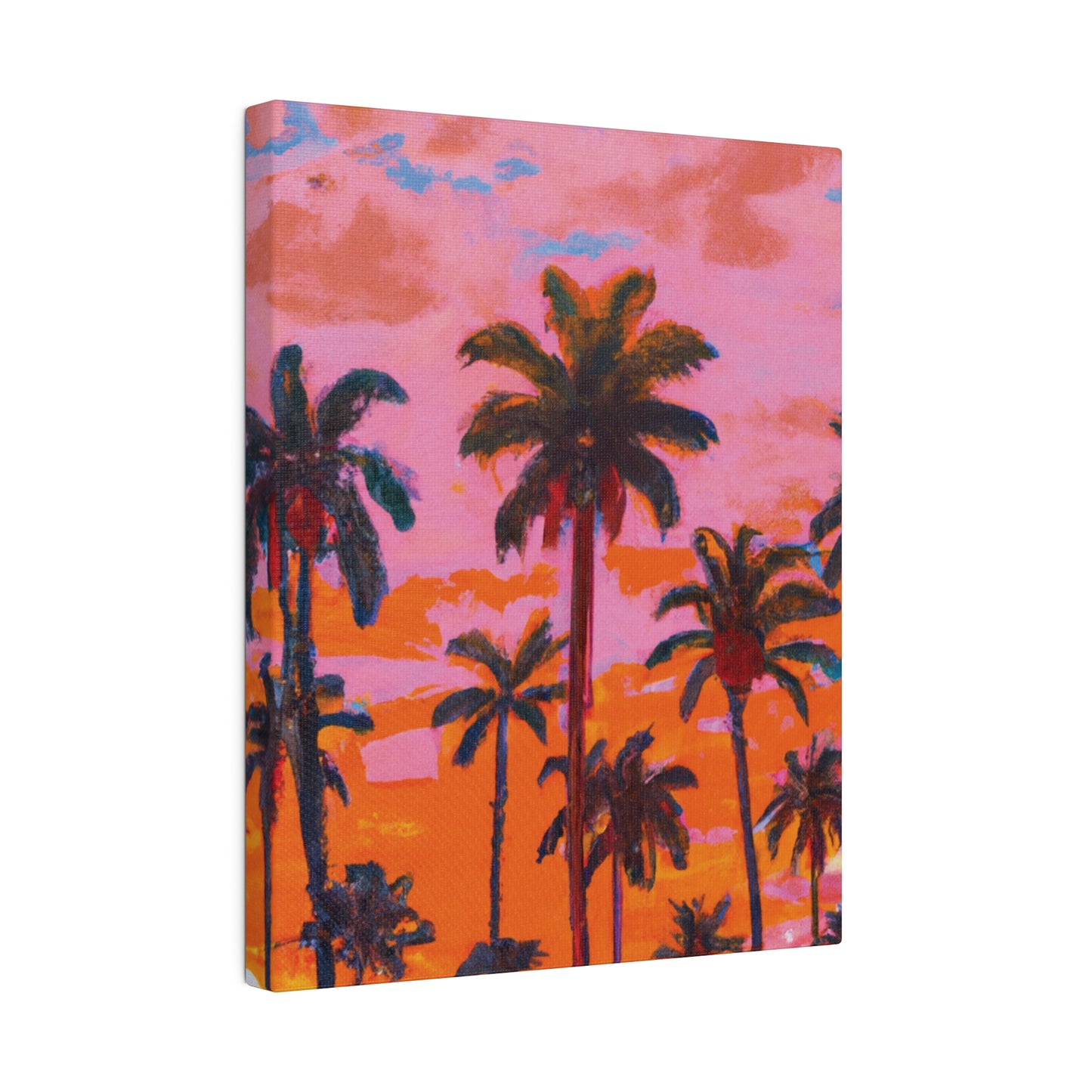 9385A - Miami Beach Sunset Painting Print | Miami | Beach | Sunset | Poster | Home Decor | Wall Art | Canvas