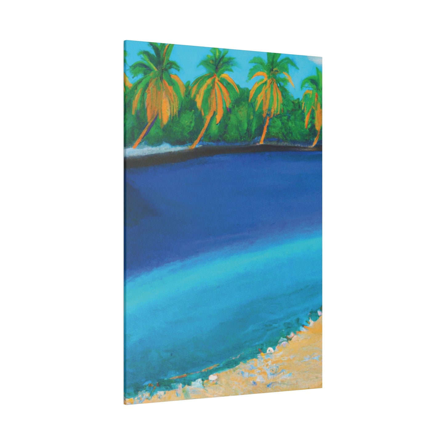 4195T - Bahamas Ocean Painting Print | Bahamas | Ocean | Beach | Poster | Home Decor | Wall Art | Canvas