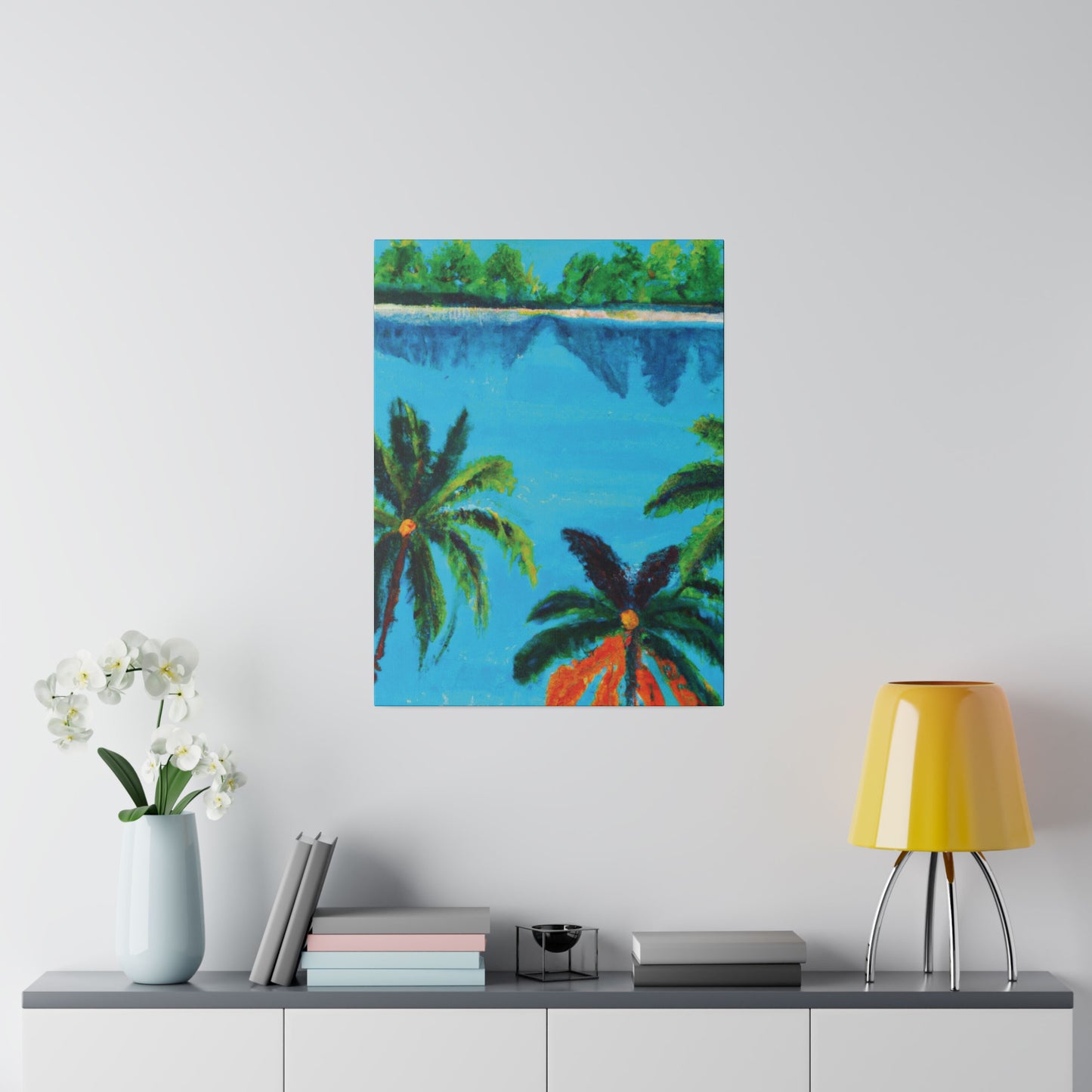 7373A - Bahamas Ocean Painting Print | Bahamas | Ocean | Beach | Poster | Home Decor | Wall Art | Canvas