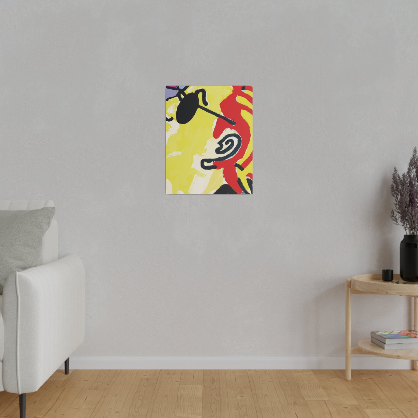 8491Z - Rockstar Painting Print | Face | Abstract | Poster | Home Decor | Wall Art | Music Art | Canvas