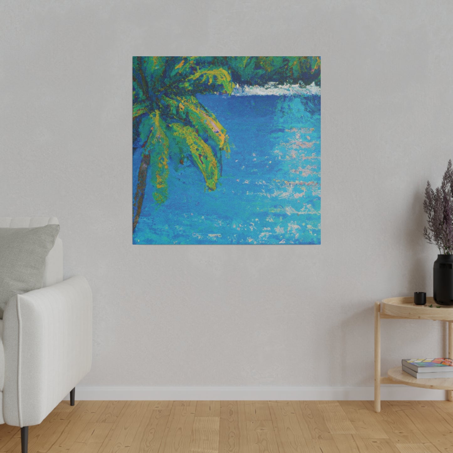 4645A - Bahamas Ocean Painting Print | Bahamas | Ocean | Beach | Poster | Home Decor | Wall Art | Canvas