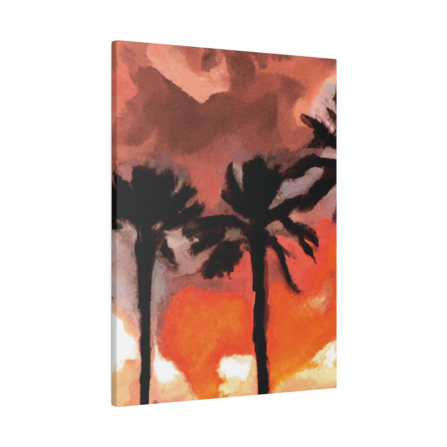 9073X - Miami Beach Sunset Painting Print | Miami | Beach | Sunset | Poster | Home Decor | Wall Art | Canvas