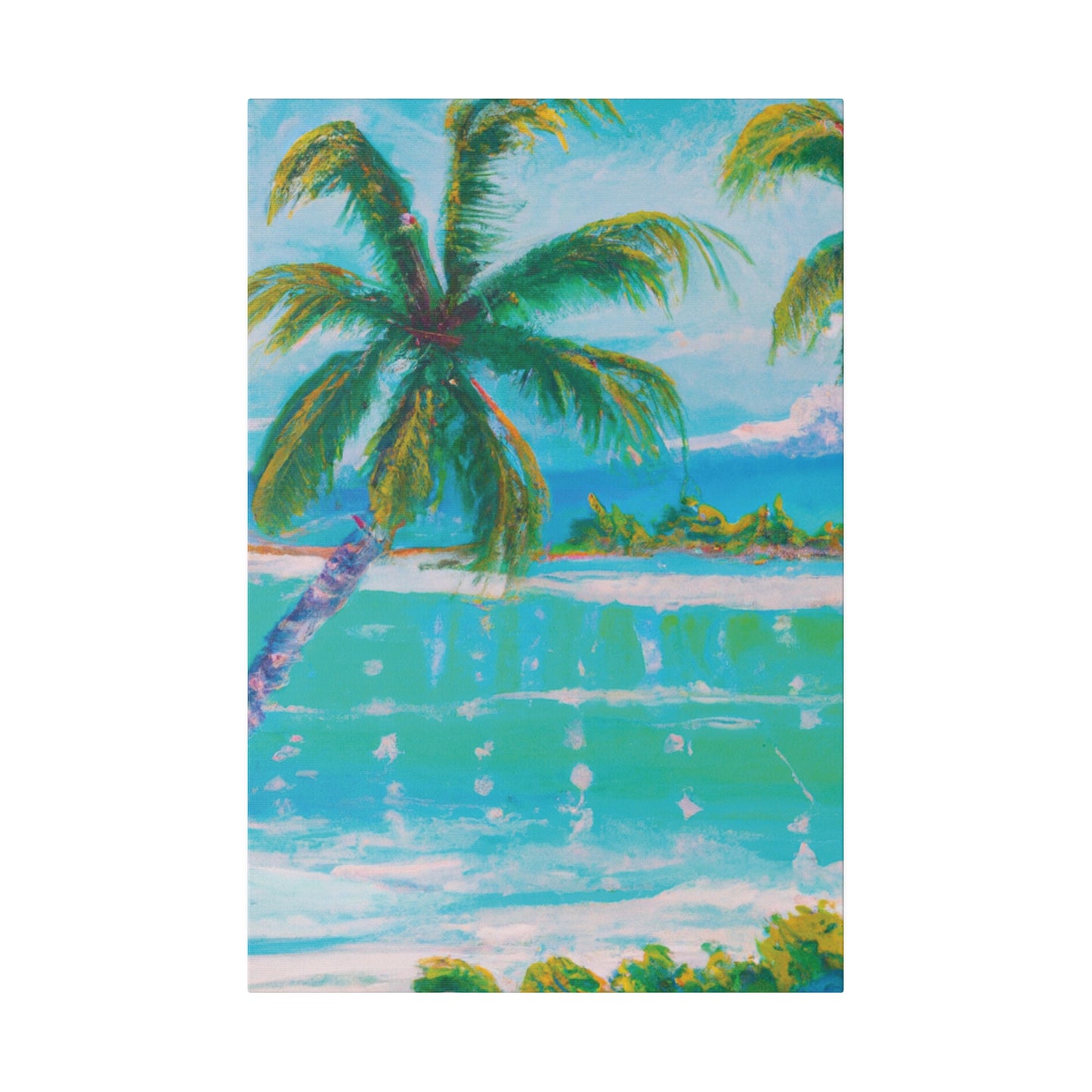 9452K - Bahamas Ocean Painting Print | Bahamas | Ocean | Beach | Poster | Home Decor | Wall Art | Canvas