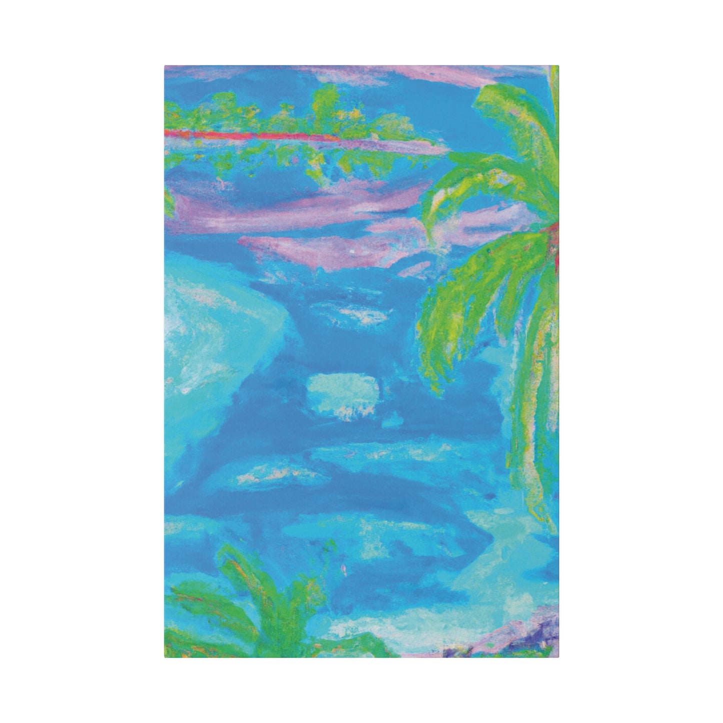 254A - Bahamas Ocean Painting Print | Bahamas | Ocean | Beach | Poster | Home Decor | Wall Art | Canvas