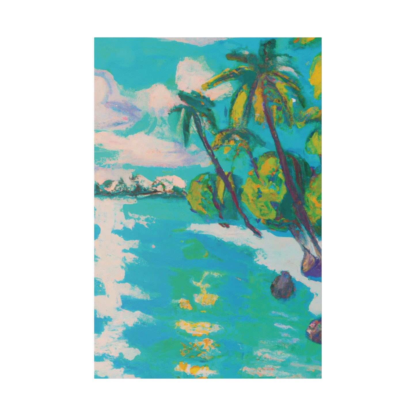 1787U - Bahamas Ocean Painting Print | Bahamas | Ocean | Beach | Poster | Home Decor | Wall Art | Canvas