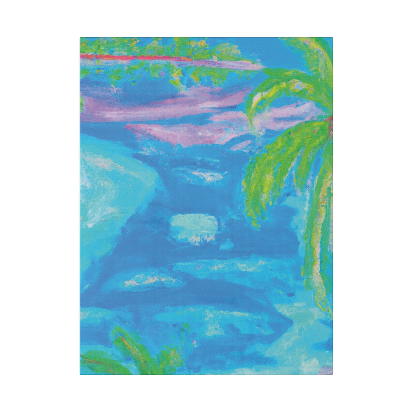 254A - Bahamas Ocean Painting Print | Bahamas | Ocean | Beach | Poster | Home Decor | Wall Art | Canvas