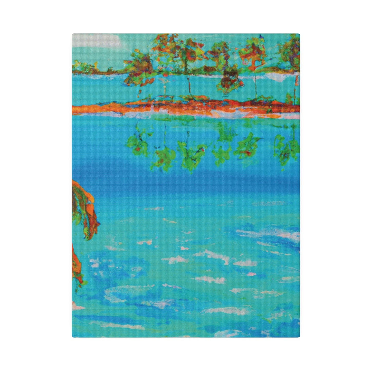 5171E - Bahamas Ocean Painting Print | Bahamas | Ocean | Beach | Poster | Home Decor | Wall Art | Canvas