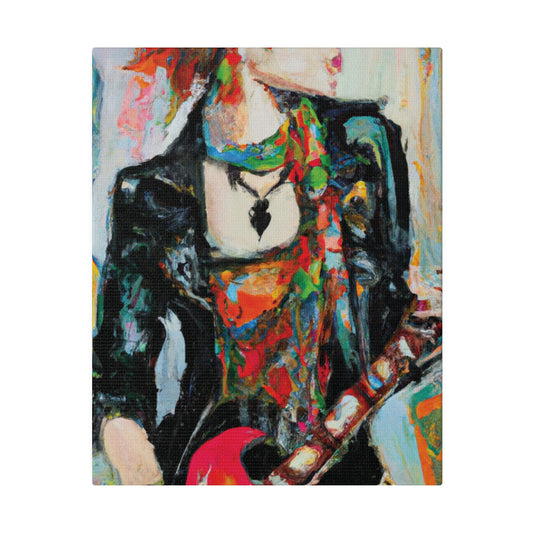 7482S - Rockstar Oil Painting Style Print | Poster | Home Decor | Wall Art | Music Art | Canvas