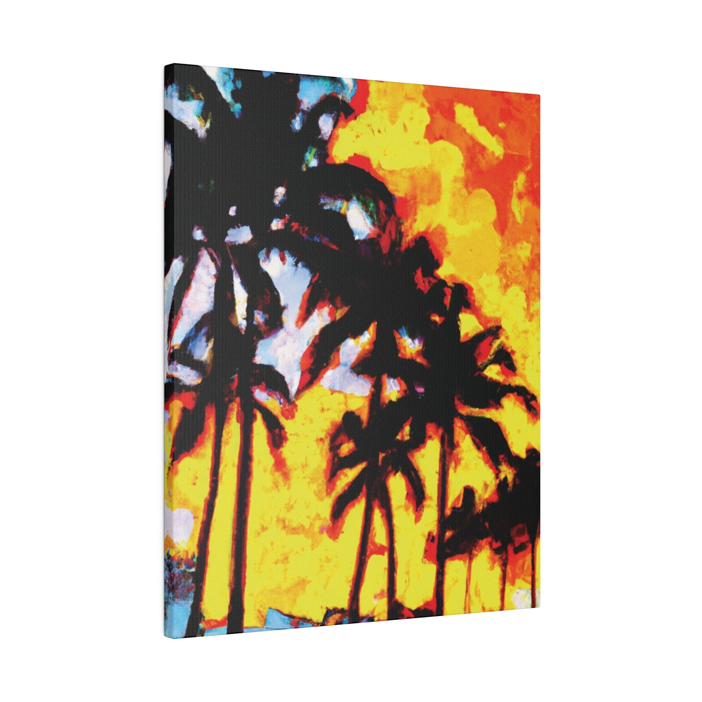 7248Q - Miami Beach Sunset Painting Print | Miami | Beach | Sunset | Poster | Home Decor | Wall Art | Canvas