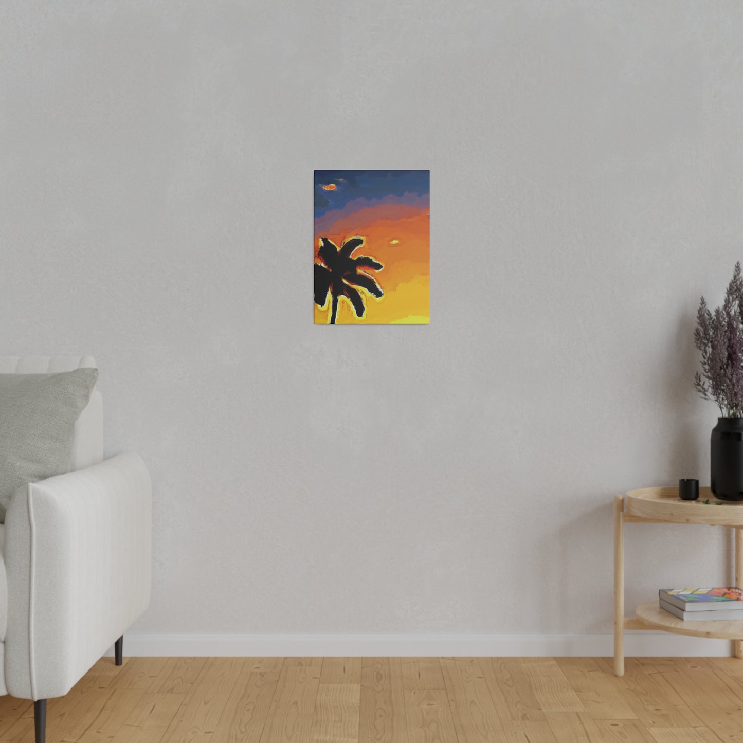 8720W - Miami Beach Sunset Painting Print | Miami | Beach | Sunset | Poster | Home Decor | Wall Art | Canvas